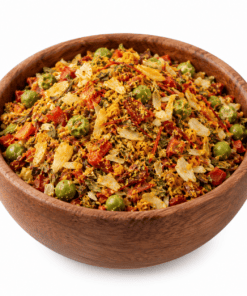 Paella kruidenmix in houten kom