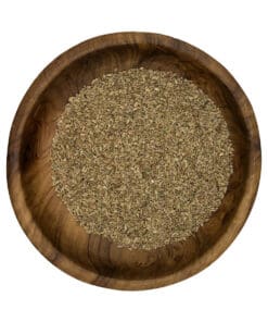 Ajowan zaad (Ajwain of Indiase tijm) in houten kom