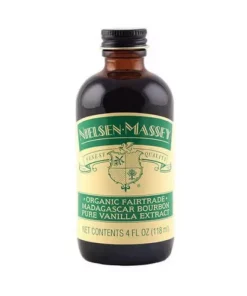 Fles biologisch Fairtrade Madagascar Bourbon vanille-extract 118 ml