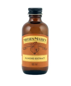 Flesje amandel extract van 60 ml, ideaal als amandel aroma voor bakken en desserts.