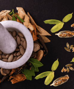 Do Ghazal Kardemomthee met kardemompeulen.