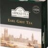 Ahmad Earl Grey 100 theezakjes verpakking, ideaal voor thee online bestellen en genieten van klassieke smaak.