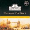 Doos Ahmad English Tea No.1 met 100 theezakjes, perfect voor ahmad tea kopen online.