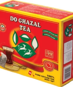 Verpakking Do Ghazal Ceylon Zwarte Thee, losse thee voor pure smaak en kwaliteit.