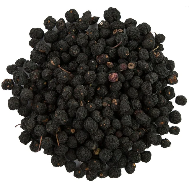 tasmaanze bergpeper - Olie & Azijn Karavaan Tasmaanse Bergpeper wilde kruiden, gedroogde zwarte bessen, ideaal voor kruidige gerechten en specerijenmixen.
