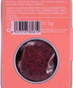 Blikje Saffraan Topkwaliteit Sargol All Red 2 gram, ideaal voor wie saffraan kopen wil.