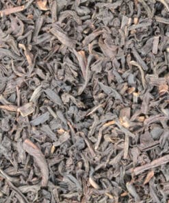 Zwarte Ceylon Uva Highland thee met cafeïne, losse theebladeren voor een aromatische en krachtige smaak.