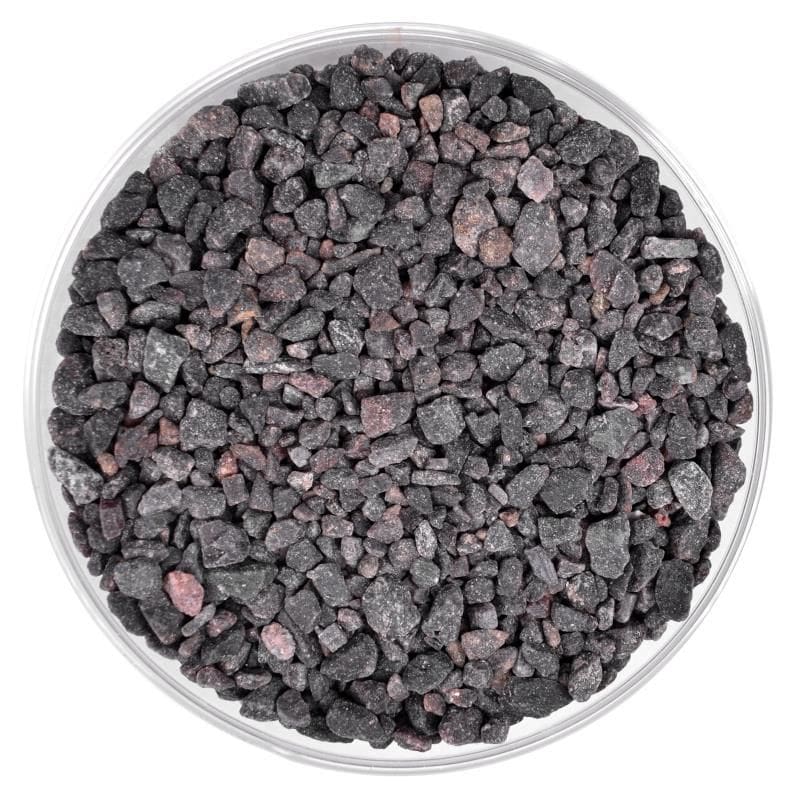 Kala Namak | granulaat | 2-5 mm - Olie & Azijn Karavaan Schaaltje met Kala Namak granulaat, ideaal om online zwart zout te bestellen voor Indiaas koken.