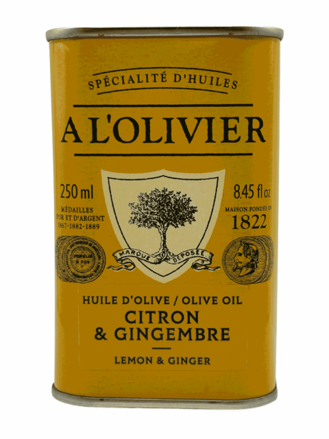 A L’Olivier extra vierge olijfolie met citroen en gember – 250 ml
