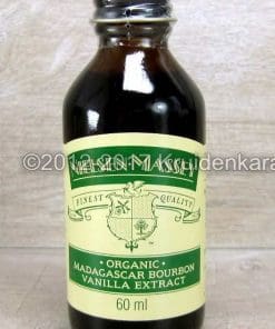 Fles biologisch Fairtrade Madagascar Bourbon vanille-extract 60 ml