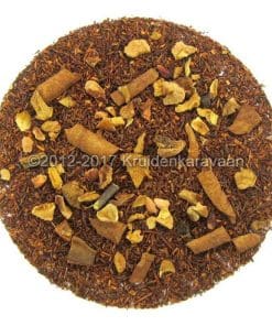 Losse biologische rooibos voor een zachte cafeïnevrije infusie